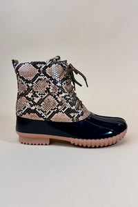 Animal Snakeskin Rainboots