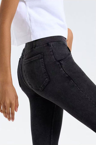 Basic Bae Pocketed Highly Stretchy Bootcut Jeans - 1985 the VAULT Boutique