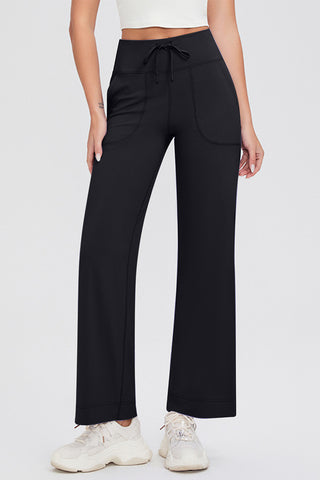 Basic Bae Full Size Drawstring High Waist Pants with Pockets - 1985 the VAULT Boutique