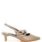 Kanebei Triple Strap Slingback Sandals - 1985 the VAULT Boutique
