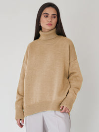 Turtleneck Long Sleeve Sweater - 1985 the VAULT Boutique