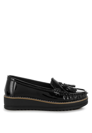 Strelka Tassel Detail Flatform Loafers - 1985 the VAULT Boutique