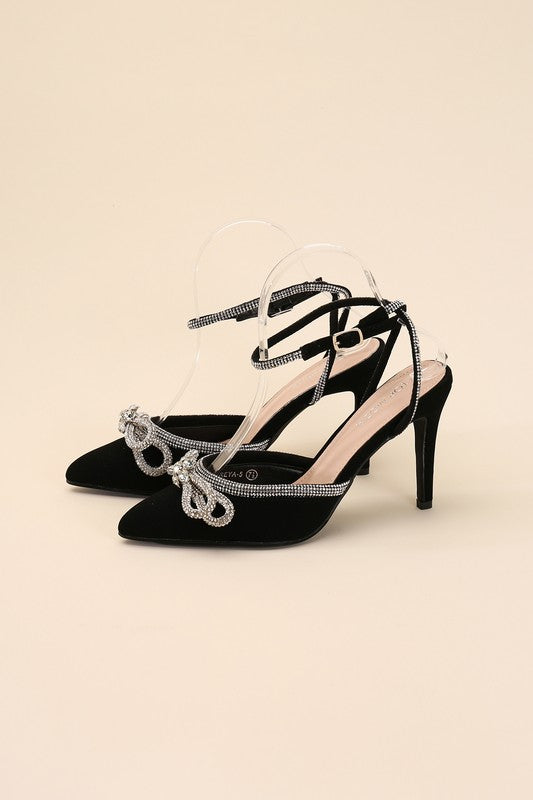 FREYA Double Bow Heel - 1985 the VAULT Boutique