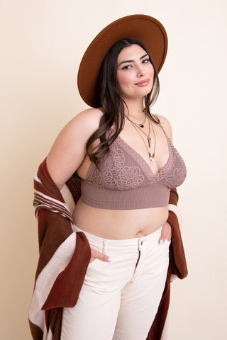 Plus Size Waistband Loop Lace Brami - 1985 the VAULT Boutique