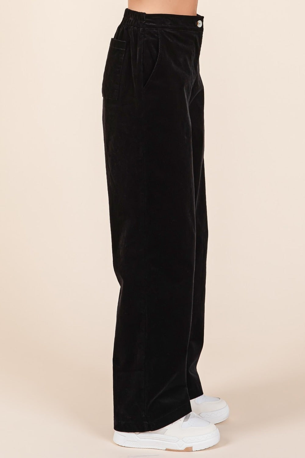 Mittoshop Corduroy Back Elastic Waist Pants - 1985 the VAULT Boutique