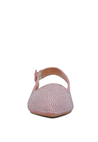 Jarisa Rhinestones Embellished Slingback Mules - 1985 the VAULT Boutique