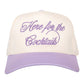 Here For the Cocktails Two-Toned Vintage Hat