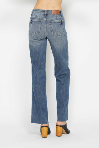 Judy Blue Full Size Tummy Control Straight Jeans - 1985 the VAULT Boutique