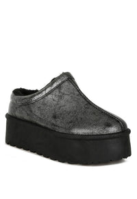 Lottys Faux Leather Platform Classic Slip-On - 1985 the VAULT Boutique