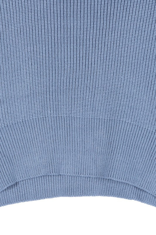 Ribbed Knit Crop Top & Skirt Set - 1985 the VAULT Boutique