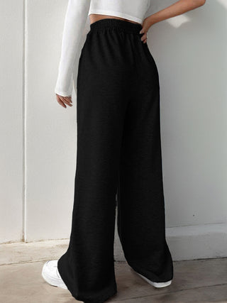 Elastic Waist Wide Leg Pants - 1985 the VAULT Boutique