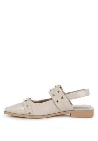 Betula Eyelets & Buckle Detail Flats - 1985 the VAULT Boutique