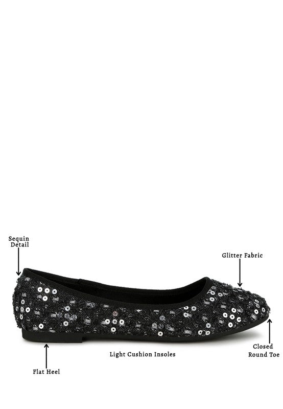 Sujet Sequin Ballet Flats - 1985 the VAULT Boutique