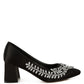 Abatina Satin Diamante Embellished Pumps - 1985 the VAULT Boutique