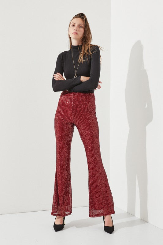 HIGHWAIST SEQUIN PANTS - 1985 the VAULT Boutique