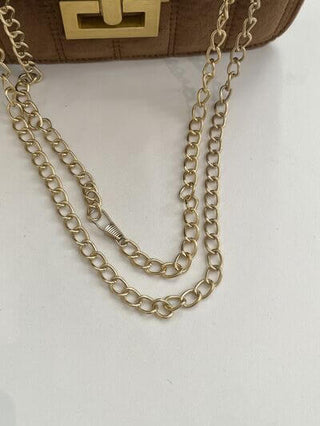 Solid Color Chain Shoulder Bag - 1985 the VAULT Boutique