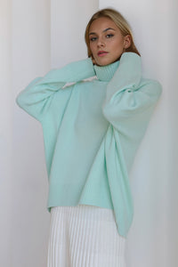 Basic Bae Turtleneck Dropped Shoulder Long Sleeve Sweater - 1985 the VAULT Boutique