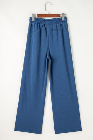 Drawstring Elastic Waist Straight Leg Pants - 1985 the VAULT Boutique