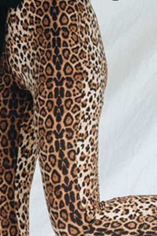 Leopard Print Flare Leg Pants - 1985 the VAULT Boutique