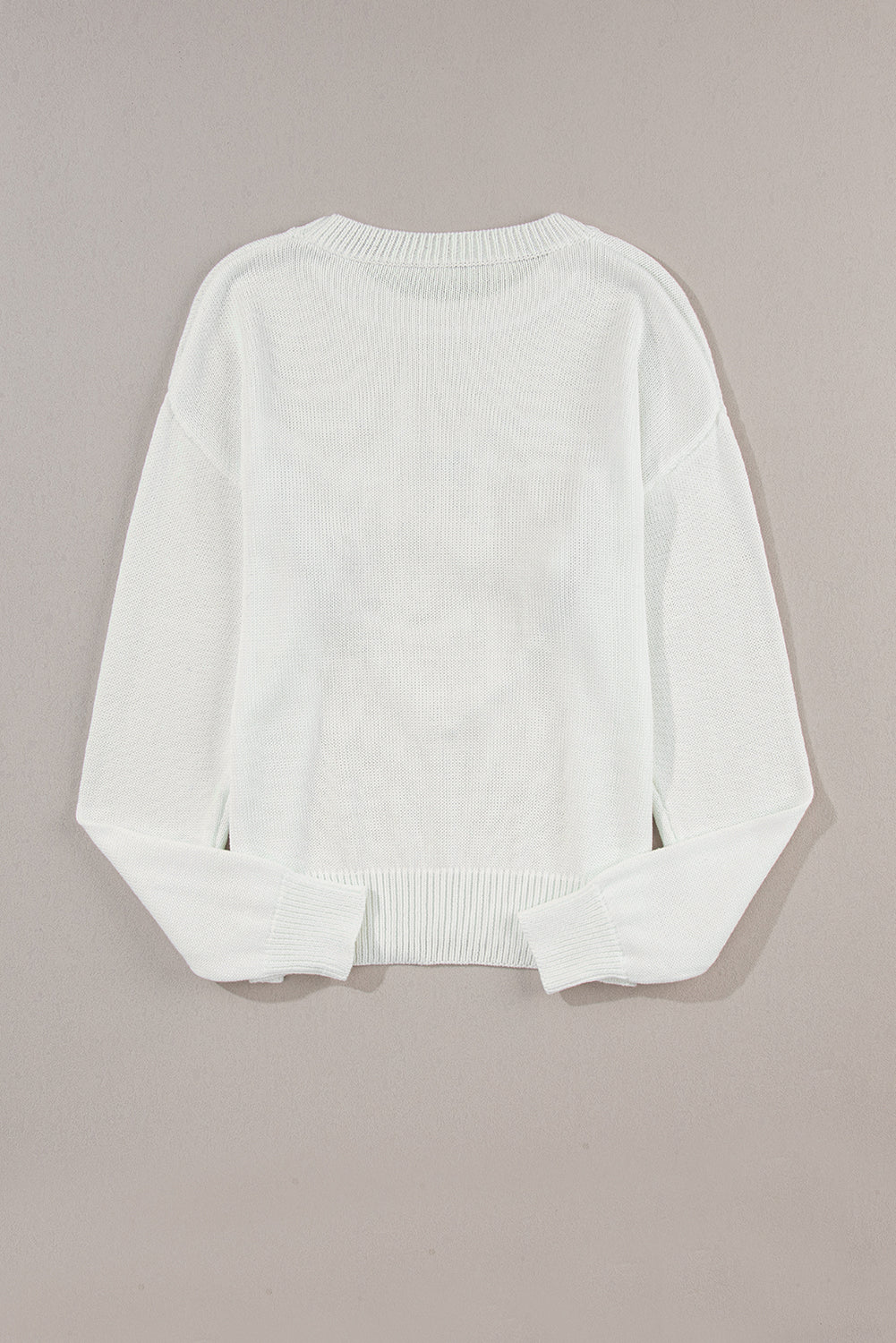 XOXO Round Neck Drop Shoulder Sweater - 1985 the VAULT Boutique