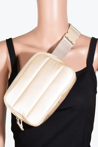 Fame Quilted Nylon Crossbody Bag - 1985 the VAULT Boutique