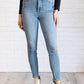 Justine High Rise Control Top Contrast Wash Skinny Jeans - 1985 the VAULT Boutique