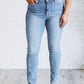 Justine High Rise Control Top Contrast Wash Skinny Jeans - 1985 the VAULT Boutique