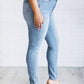 Justine High Rise Control Top Contrast Wash Skinny Jeans - 1985 the VAULT Boutique