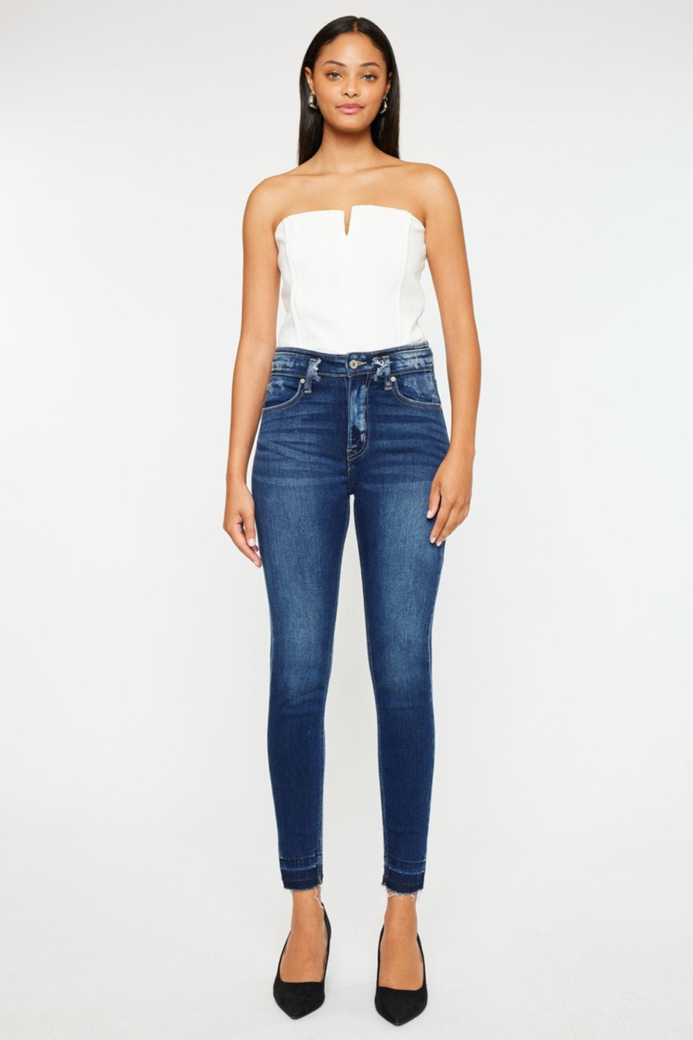 Kancan Full Size High Rise Ankle Skinny Jeans - 1985 the VAULT Boutique