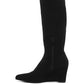 Tulsha Microfiber Wedge Heel Boots - 1985 the VAULT Boutique