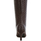 Mentha Woven Faux Leather Boots - 1985 the VAULT Boutique
