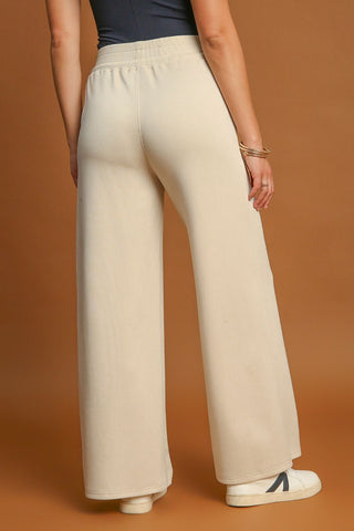 Umgee Full Size Drawstring Wide Leg Pants with Pockets - 1985 the VAULT Boutique