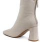 Dimri Square Toe Microfiber Ankle Boots - 1985 the VAULT Boutique