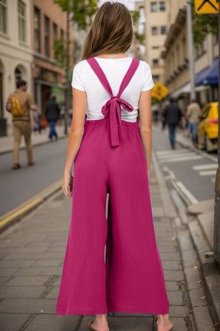 Double Take Full Size Wide Leg Overalls with Pockets - 1985 the VAULT Boutique