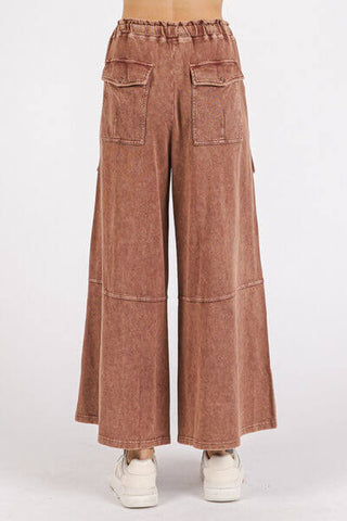 Mittoshop French Terry Cargo Wide Leg Pants - 1985 the VAULT Boutique