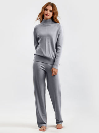 Basic Bae Turtleneck Raglan Sleeve Top and Pants Sweater Set - 1985 the VAULT Boutique