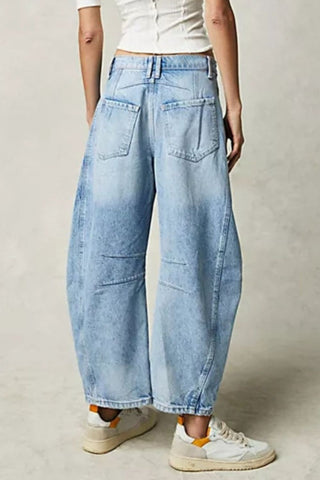 Wide Leg Jeans with Pockets - 1985 the VAULT Boutique