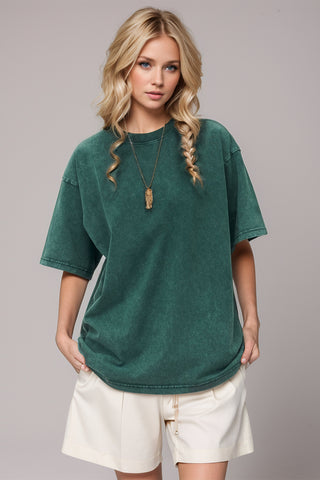 Basic Bae Round Neck Half Sleeve T-Shirt