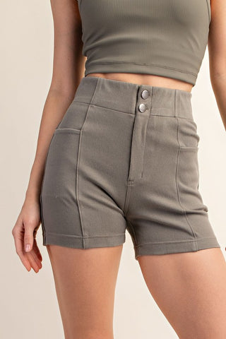 Rae Mode Cotton Stretch Twill Short Pant - 1985 the VAULT Boutique