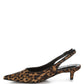 Jahzara Slingback Kitten Heel Sandals - 1985 the VAULT Boutique