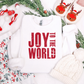 Joy to the World Red Graphic Tee and Sweatshirt