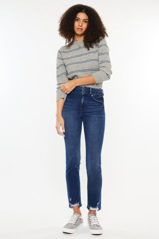 Kancan High Rise Slim Straight Jeans - 1985 the VAULT Boutique