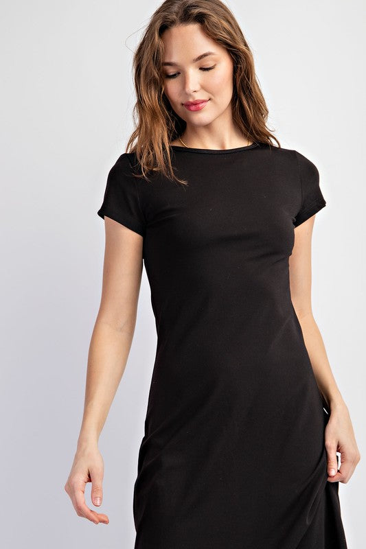 BASIC T-SHIRT MIDI DRESS - 1985 the VAULT Boutique