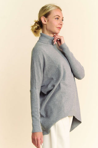 Davi & Dani Turtleneck Long Sleeve Knit Top - 1985 the VAULT Boutique