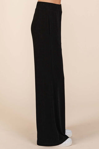 Mittoshop Elastic Waist Pants with Side Pockets - 1985 the VAULT Boutique