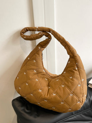 Bow Polyester Shoulder Bag - 1985 the VAULT Boutique