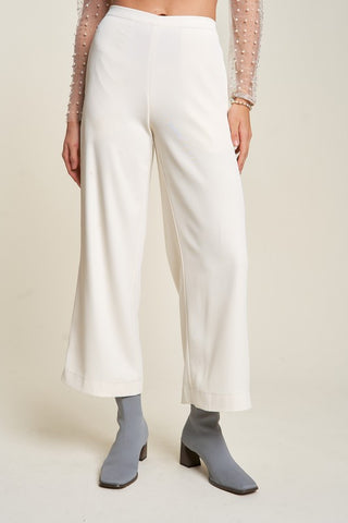 Davi & Dani Wide Leg Mid-Rise Pants - 1985 the VAULT Boutique