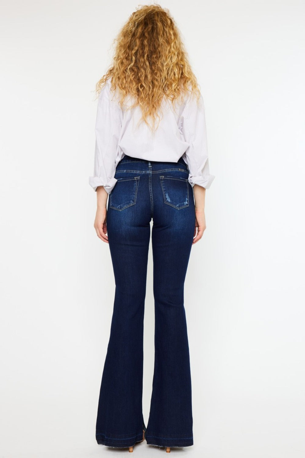 Kancan Mid Rise Slim Flare Jeans - 1985 the VAULT Boutique