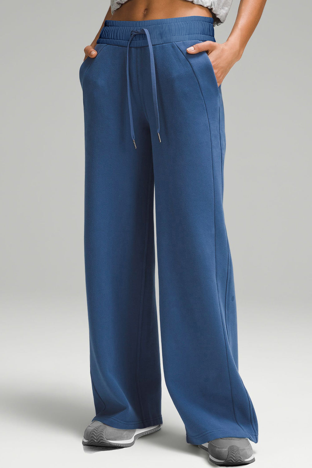 Drawstring Elastic Waist Straight Leg Pants - 1985 the VAULT Boutique