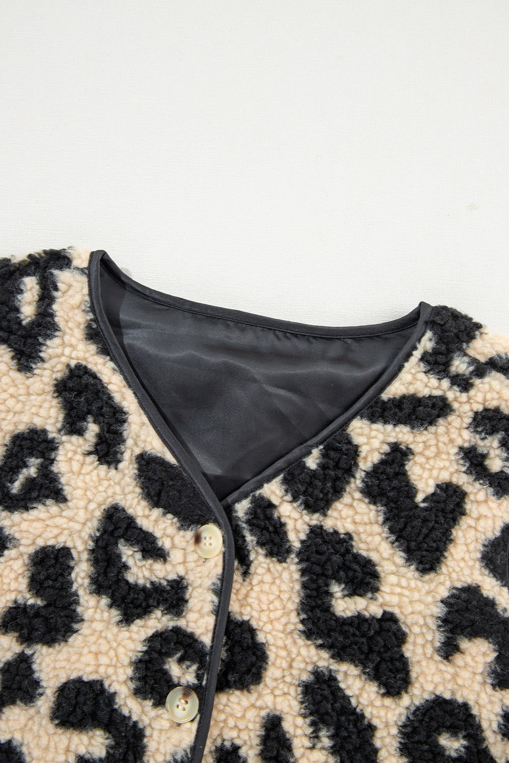 Leopard Button Up Vest Coat - 1985 the VAULT Boutique